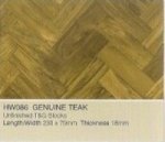 GOLD LEAF GENUINE TEAK SOLID WOOD FLOORING